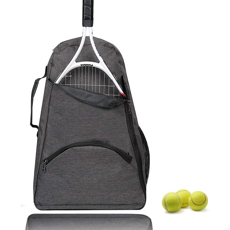 No branded Tennis Bag Tennis Backpack - Tennis Bags for Women and Men to Hold 1 or 2 Tennis Rackets/Racquets, Multifunctional Sports Bag - Image 1